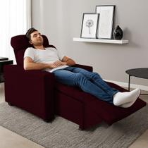 Poltrona Retratil e Reclinavel Com Rodape Reclinavel Madri