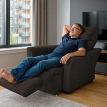 Poltrona Retrátil e Reclinável Pra Extensão De Cílios Modelo Mariane