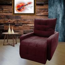 Poltrona Retratil Reclinavel Rodape Regulavel Amamentação Azera