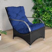 Poltrona Roma para Área Externa de Alumínio e Fibra Sintética