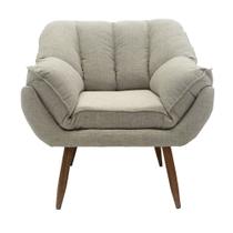 Poltrona Sala Comfort Espuma D26 Encosto em Fibra de Silicone Várias Cores - Flex Decor