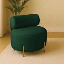 Poltrona Sala Ilha Orgânica éden Pé Aço Lateral Dourado Bouclê E03 - D'rossi Verde Poltrona Sala Ilha Orgânica éden Pé Aço Lateral Dourado Bouclê E03 - D'rossi Verde