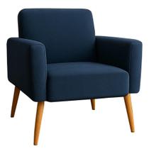 Poltrona Sala Variant Com Apoio de Braço em Tecido Veludo Várias Cores Sentô