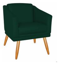 Poltrona San Diego Decorativa Sala Clínica Salão Estética - Sued Verde Musgo Poltrona San Diego Decorativa Sala Clínica Salão Estética - Sued Verde Musgo