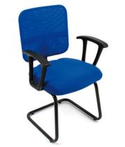 Poltrona Secretária Base Fixa em S Linha Tela Mesh Poltrona Secretária Base Fixa em S Linha Tela Mesh