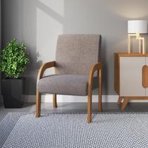 Poltrona Siggy Mel/Linho Kaki