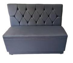 POLTRONA SOFÁ BOOTH 1.10cm COM RODAPÉ - O REI DAS POLTRONAS