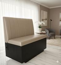 Poltrona Sofá Booth 1,20cm Com Tomada