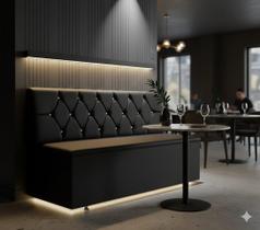 Poltrona Sofá Booth Gold Restaurante, Escritório 1,00cm