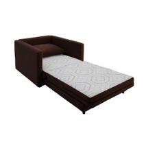 Poltrona Sofá Cama Solteiro 85cm Trento Estofama
