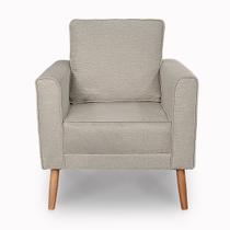 Poltrona Sofa confortavel Beny Plus em Linho na cor Bege Poltrona Sofa confortavel Beny Plus em Linho na cor Bege