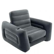 POLTRONA SOFÁ INTEX CAMA DE LUXO AVELUDADA PORTA COPO 117x224x66CM POLTRONA SOFÁ INTEX CAMA DE LUXO AVELUDADA PORTA COPO 117x224x66CM