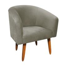 Poltrona Stella Suede Marrom Rato Pés Palito Drossi Poltrona Stella Suede Marrom Rato Pés Palito Drossi