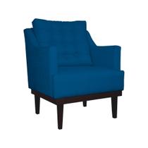 Poltrona Suelen Confortável Para Consultório Psicológico E Clínica Psicanalise - Suede - Sv Decor