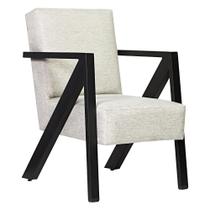 Poltrona Texas 1 Lugar Linho Bege Base De Aço Preto Fosco Poltrona Texas 1 Lugar Linho Bege Base De Aço Preto Fosco