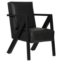 Poltrona Texas 1 Lugar material sintético Preto Base De Aço Preto Fosco Poltrona Texas 1 Lugar material sintético Preto Base De Aço Preto Fosco