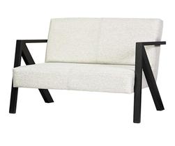 Poltrona Texas 2 Lugar Linho Bege Base De Aço Preto Fosco Poltrona Texas 2 Lugar Linho Bege Base De Aço Preto Fosco