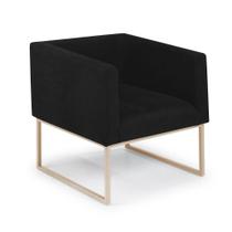 Poltrona Thais Aço Carbono Dourado