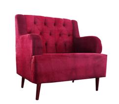 Poltrona Theodora Plus Size Vermelho