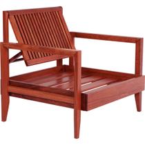 Poltrona Tramontina Mood em Madeira Jatobá FSC com Braços Altos Poltrona Tramontina Mood em Madeira Jatobá FSC com Braços Altos