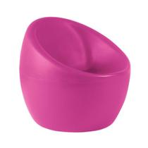 Poltrona Tramontina Oca Em Polietileno Rosa