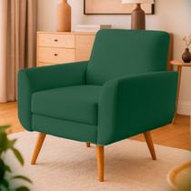 Poltrona Turim em Madeira de Eucalipto Movellu Home Poltrona Turim em Madeira de Eucalipto Movellu Home