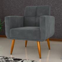 Poltrona Veludo 69cm Havanna Matrix