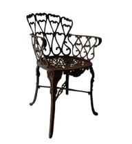 Poltrona Viena Alumínio Fundido Jardim Pousadas Varanda - Várias Cores