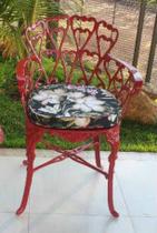 Poltrona Viena Em Alumínio Fundido - Cód 1703