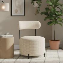 Poltrona Virgínia Decorativa Acquatec Hidrorepelente Bege D'Rossi Poltrona Virgínia Decorativa Acquatec Hidrorepelente Bege D'Rossi