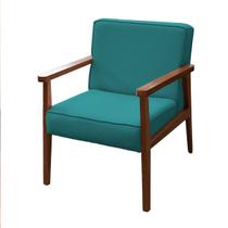 Poltrona Vitória Decorativa Suede