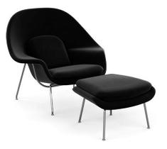 Poltrona Womb Chair com Puff