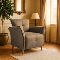 Poltronas Decorativas Para Sala De Estar E Recepção Monaliza