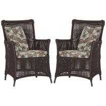 Poltronas Igapó Alumínio Micro Pintura Marrom Corda Náutica Estofado 6