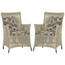 Poltronas Igapó Alumínio Micro Pintura Marrom Corda Náutica Estofado 6