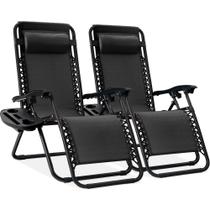 Poltronas reclináveis de espreguiçadeiras Best Choice Steel Mesh, conjunto de 2