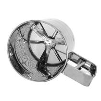 Polvilhador Em Inox Para Farinha Tapioca Caneca Peneira