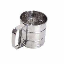 Polvilhador Manual Em Aço Inox 10x15x9,5cm - Carisma