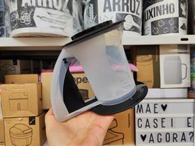 Polvilhador Tupperware 250 g Preto - Linha Gourmet