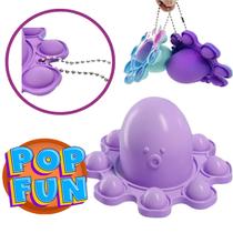 Polvinho Reversível Pop It Silicone Roxo e Azul Tik Tok Yes Toys