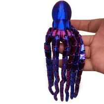 Polvo Articulado 32 Cm Impressão 3D Decoração Brinquedo Polvo Articulado 32 Cm Impressão 3D Decoração Brinquedo