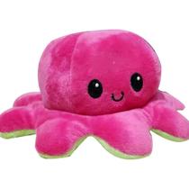 Polvo Brinquedo de Pelúcia Dupla Face Flip Octopus Toy 20 cm