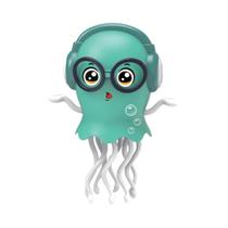 Polvo Dançante Interativo Brinquedo Eletrônico Infantil Cartoon Educativo Presente Para Crianças