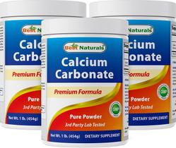Polvo de Carbonato de Calcio Alimenticio Natural de Calidad 1 kg x3 Polvo de Carbonato de Calcio Alimenticio Natural de Calidad 1 kg x3
