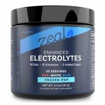 Polvo de Electrolitos Zeal Naturals 30 Porciones BCAA Sin Azúcar