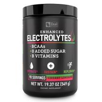 Polvo de Electrolitos Zeal Naturals 90 Porciones Sabor Cereza Limonada