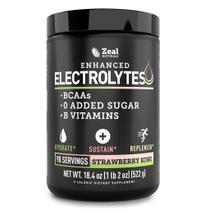 Polvo de Electrolitos Zeal Naturals 90 Porciones Sin Azúcar