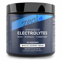 Polvo de Electrolitos Zeal Naturals White Gummy Bear 30 Porciones