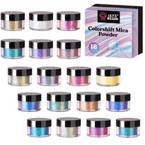 Polvo de mica CAMBIANTE LET'S RESIN - Set de 18 frascos Polvo de mica CAMBIANTE LET'S RESIN - Set de 18 frascos
