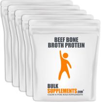 Polvo de Proteína de Caldo de Huesos de Res BulkSupplements 5kg paquete de 5 Polvo de Proteína de Caldo de Huesos de Res BulkSupplements 5kg paquete de 5